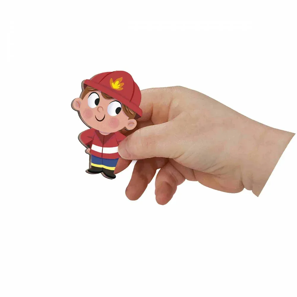Janod® Magnetic Book Firefighters - Image 7