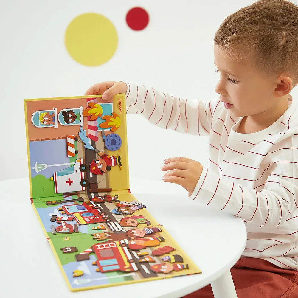 Janod® Magnetic Book Firefighters - Image 8