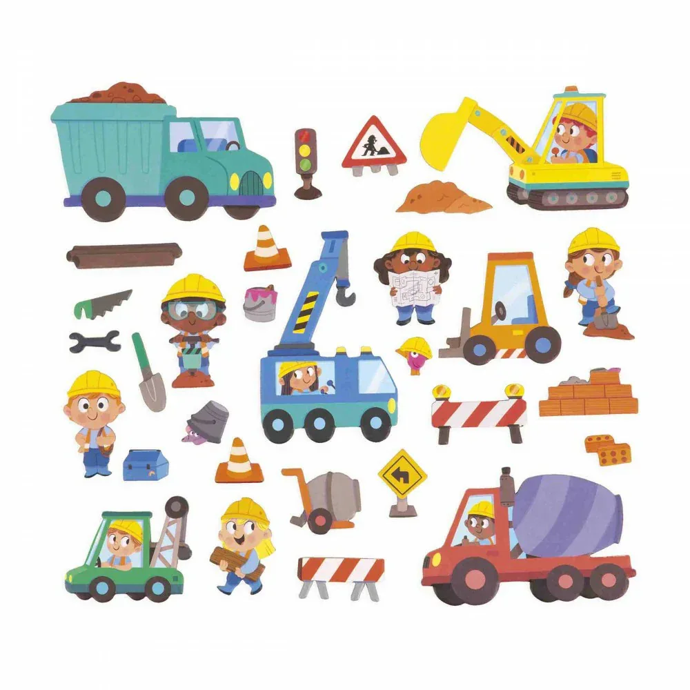 Janod® Magnetic Book The Building Site - Image 2