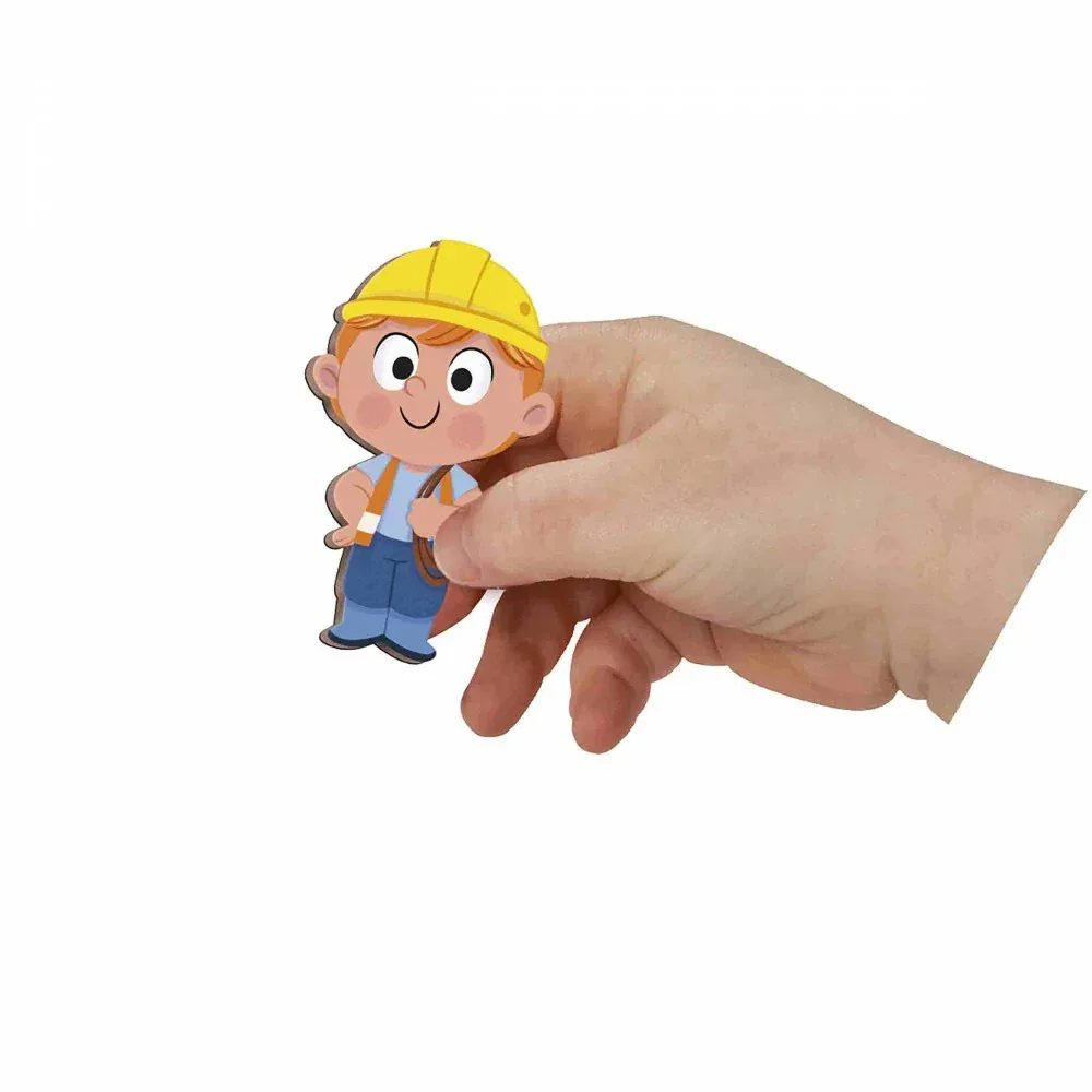 Janod® Magnetic Book The Building Site - Image 5