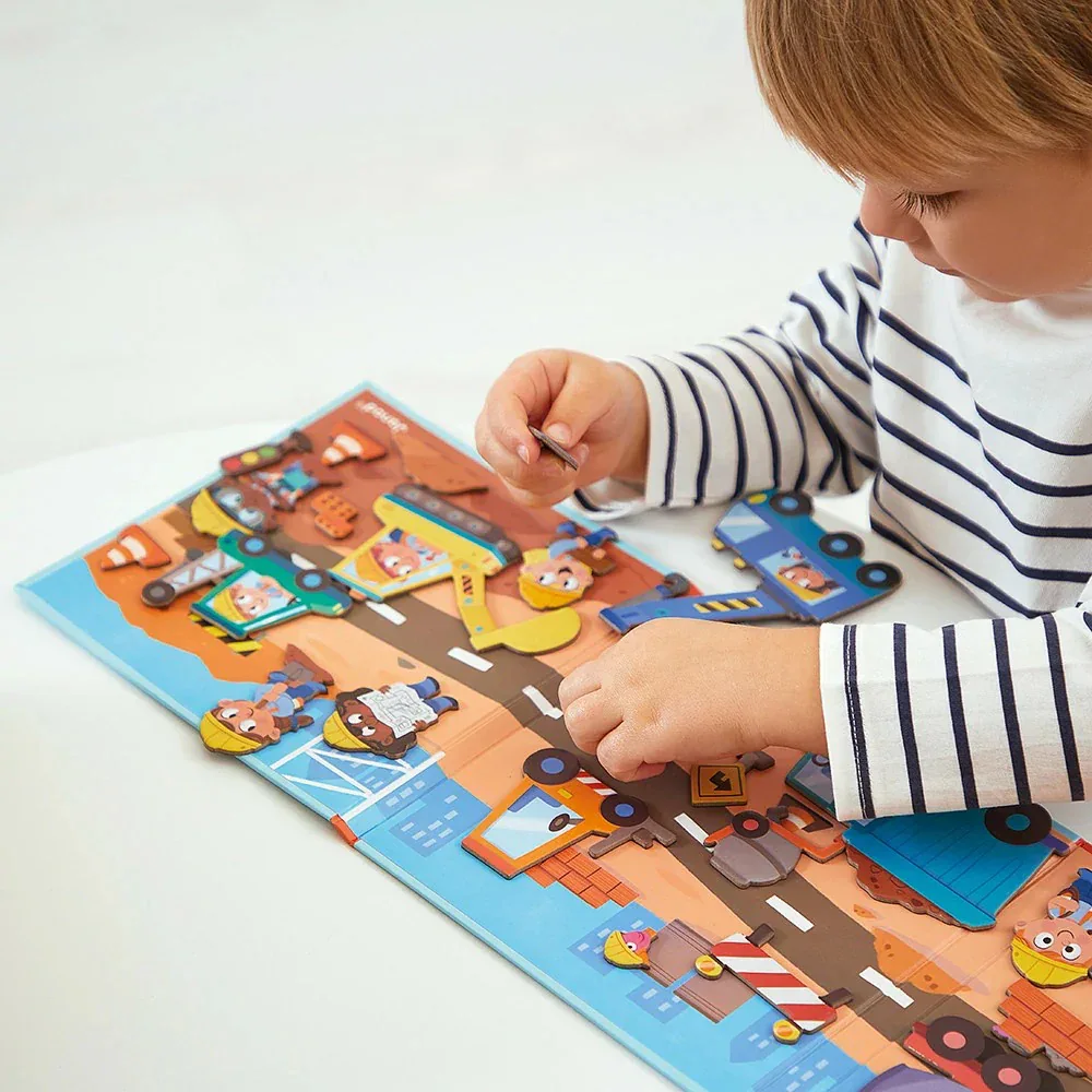 Janod® Magnetic Book The Building Site - Image 8