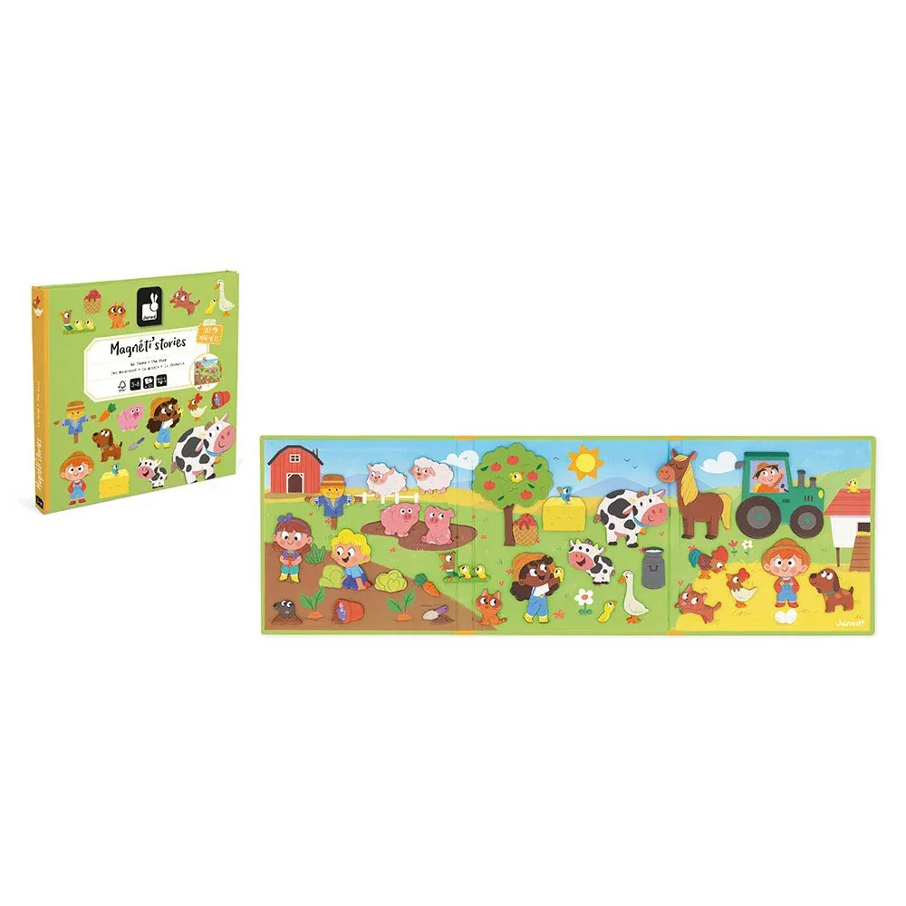 Janod® Magnetic Book The Farm - Image 4