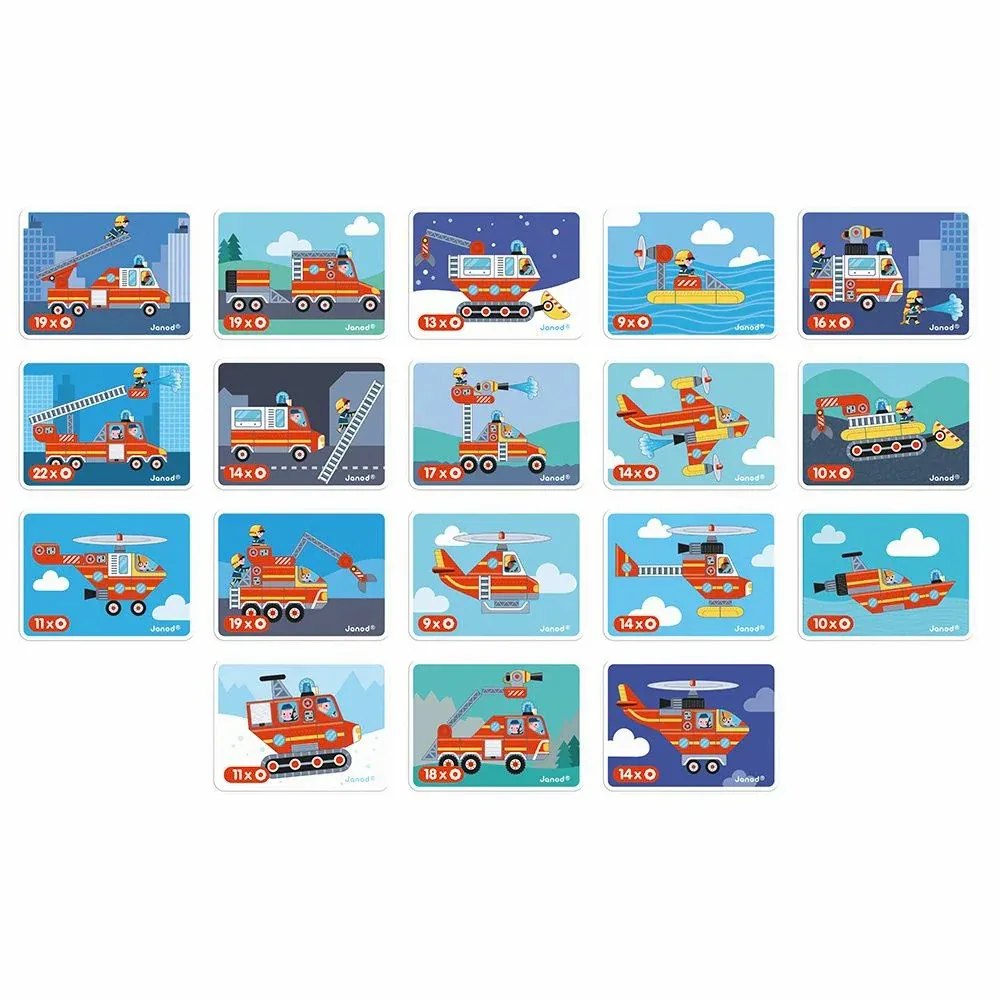 Janod® Magnetic Game Firefighter - Image 4
