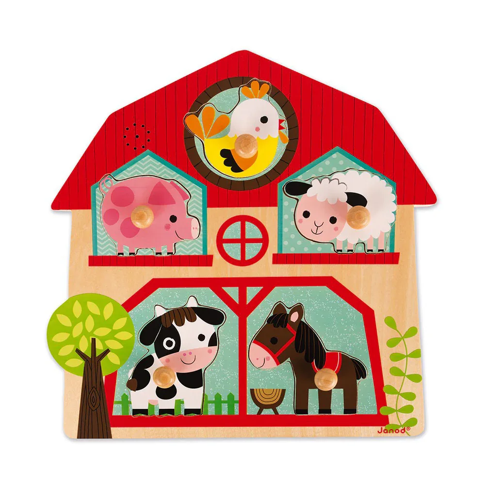 Janod® Musical Puzzle Friends of the Farm