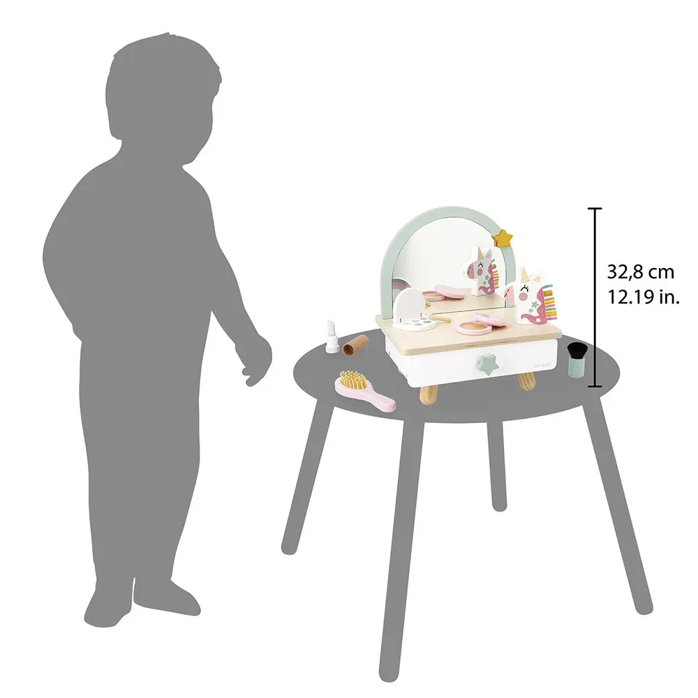 Janod® Small Vanity Table Unicorn - Image 5