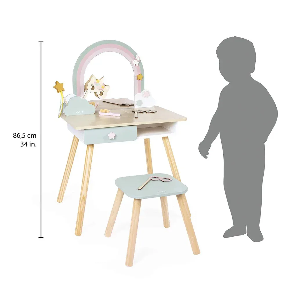 Janod® Vanity Table Unicorn - Image 4
