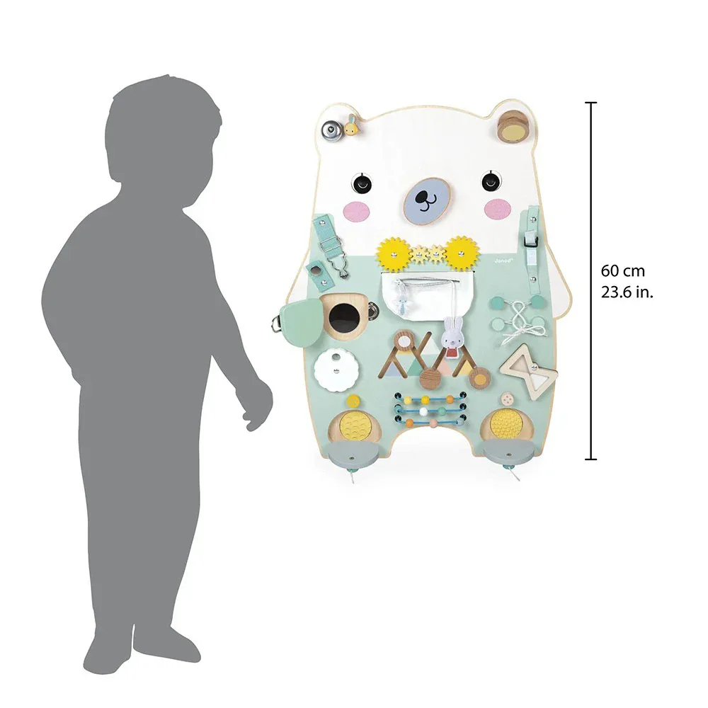 Janod®  Wooden Activity Board Bear - Image 3