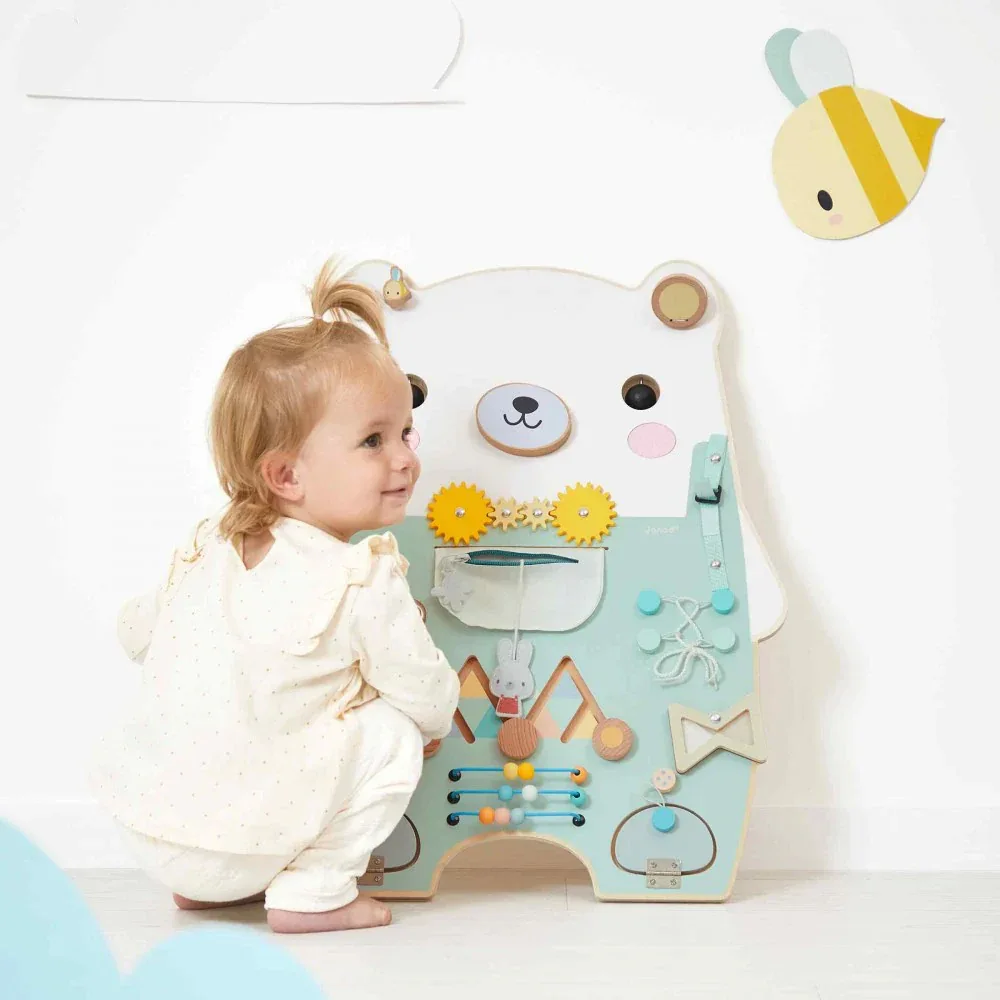 Janod®  Wooden Activity Board Bear - Image 9