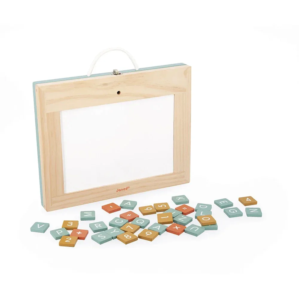 Janod® Wooden Drawing Board 4in1 - Image 3
