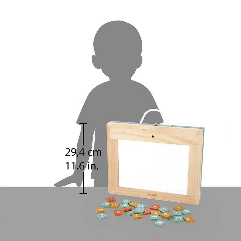 Janod® Wooden Drawing Board 4in1 - Image 4