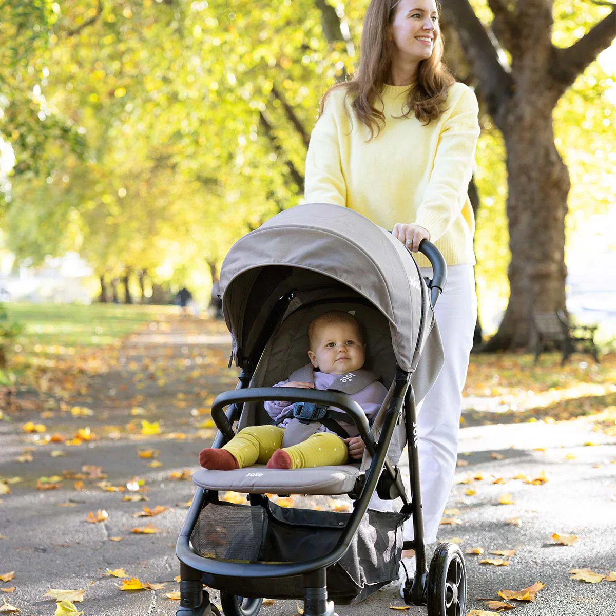 Joie® 3in1 Easy fold stroller Litetrax™ Pro Pebble - Image 10