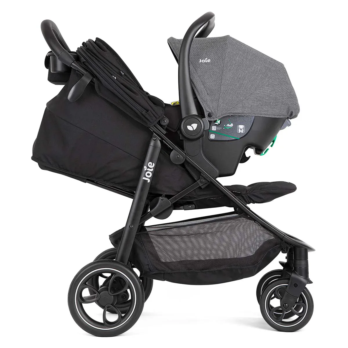 Joie® 3in1 Easy fold stroller Litetrax™ Shale - Image 9