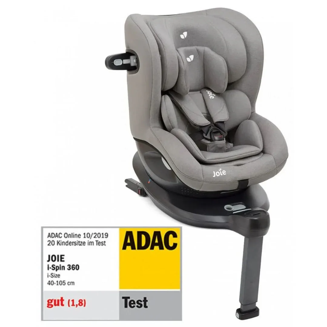 Joie® Car Seat i-Spin 360™ i-Size (40-105 cm) Grey Flannel - Image 2