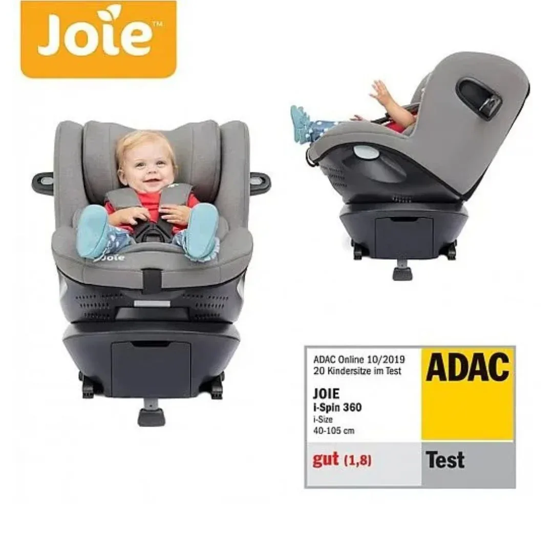 Joie® Car Seat i-Spin 360™ i-Size (40-105 cm) Grey Flannel - Image 6