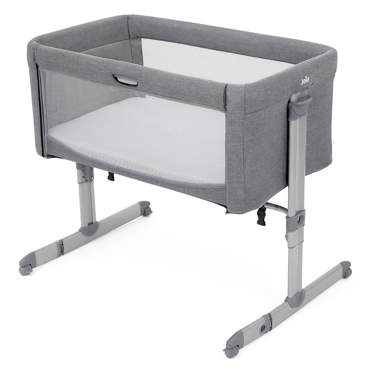 Joie® Gliding bedside crib Roomie™ Glide Foggy Grey