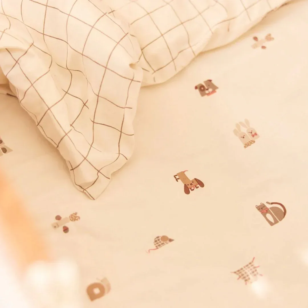 Jollein® Bedding Set 140x100 Animal Friends - Image 3