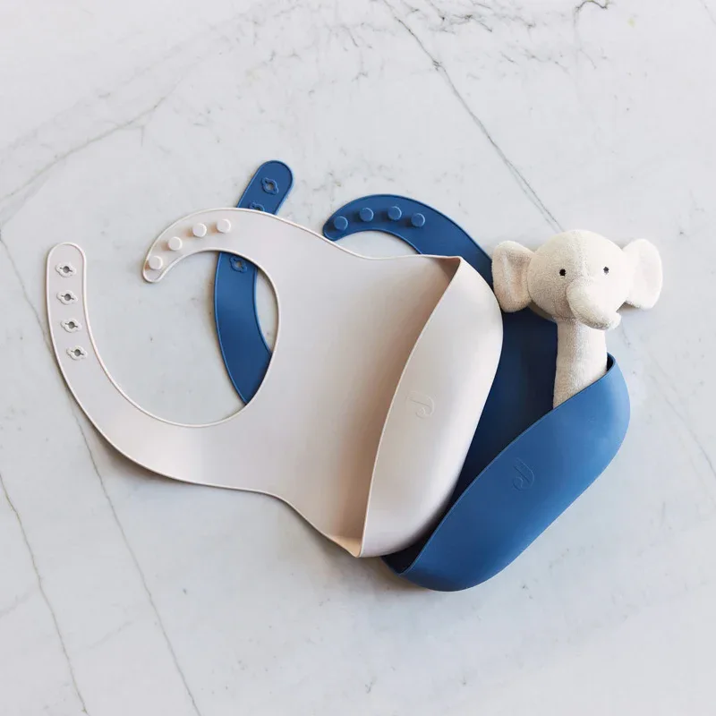 Jollein® Baby bib silicone Nougat - Image 3
