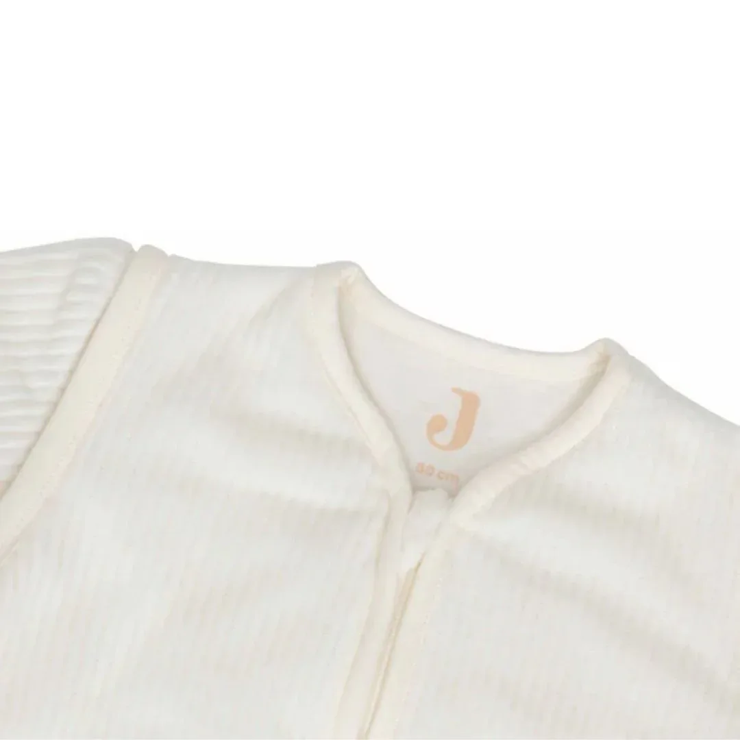Jollein® Baby leeping bag with Removable Sleeves 60cm Rib Ivory TOG 3.5 - Image 5