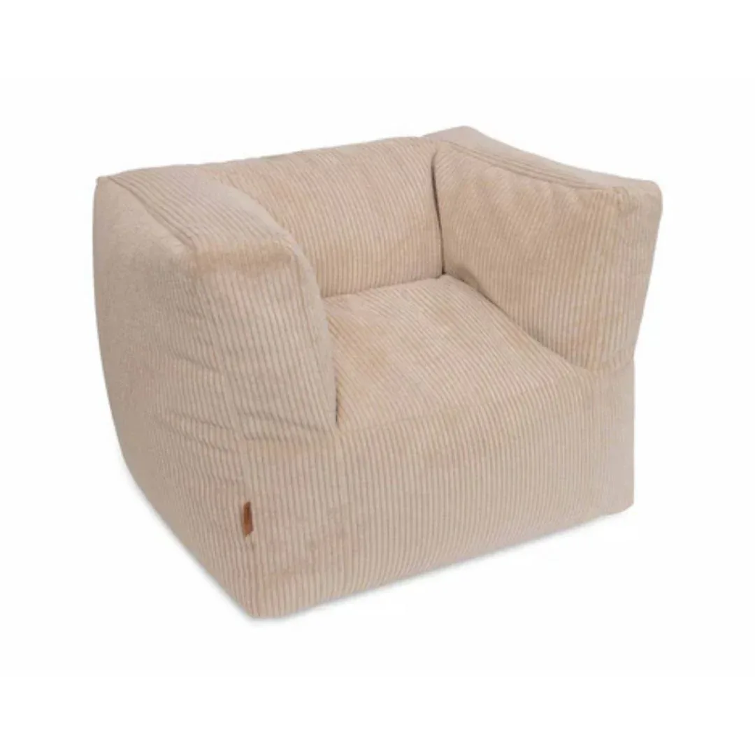 Jollein® Beanbag Armchair Kids Corduroy Natural - Image 2