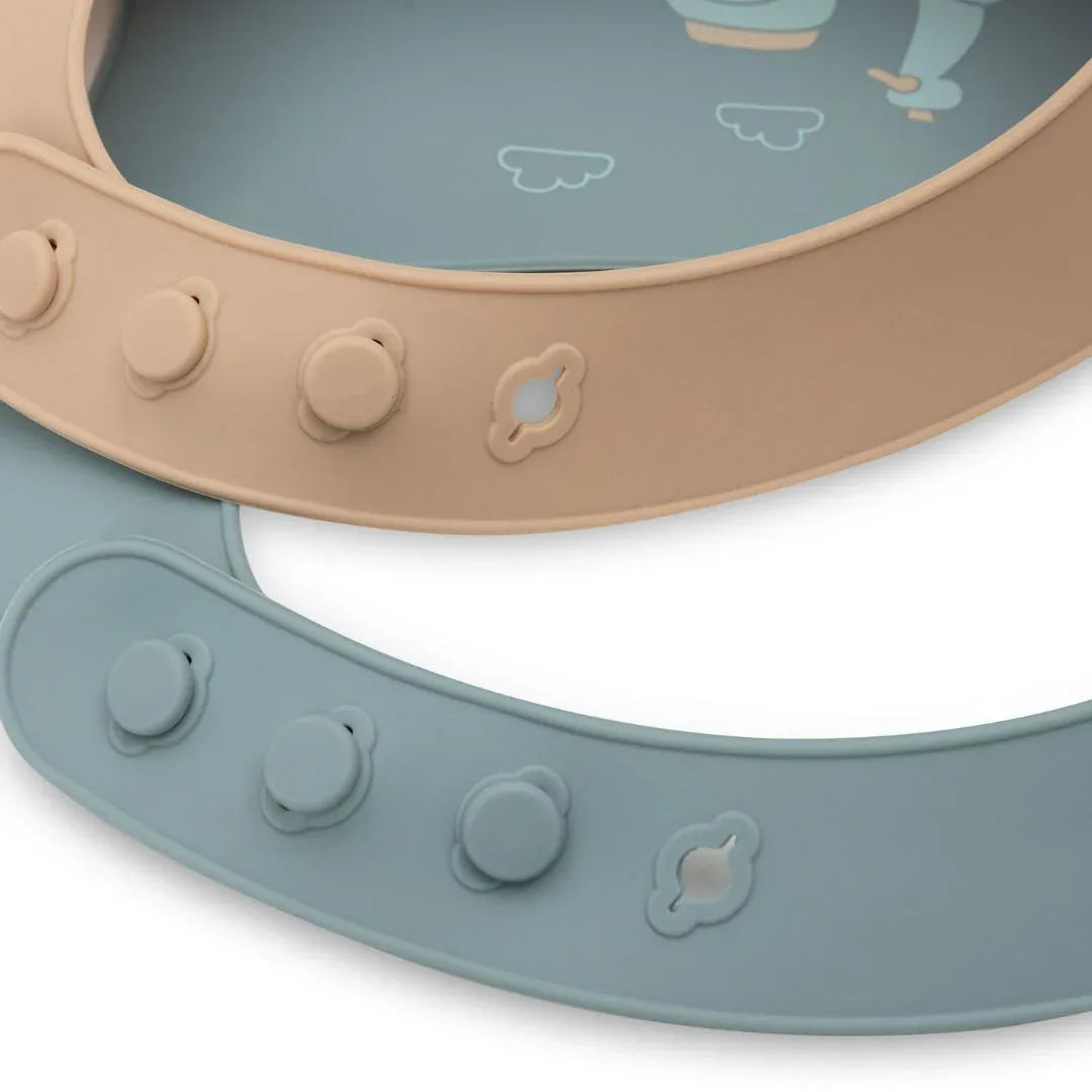Jollein® Bib Silicon 2x On The Go - Image 2