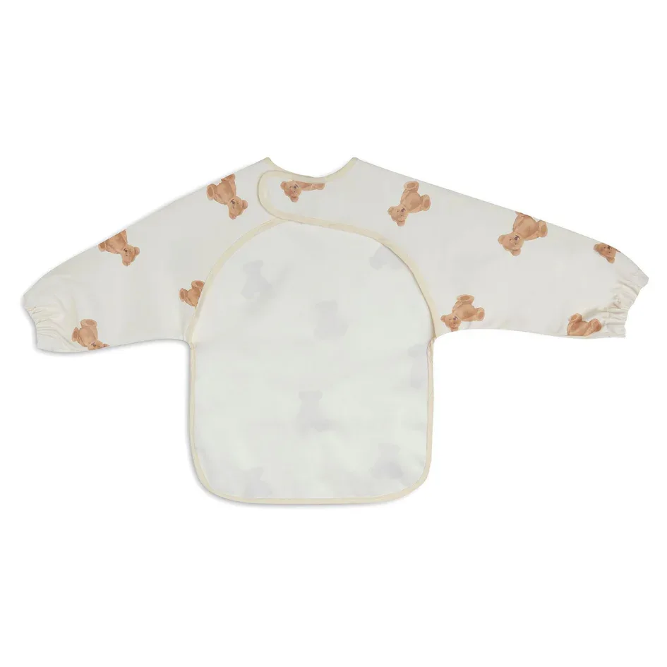 Jollein® Bib waterproof with sleeve Teddy Bear - Image 2