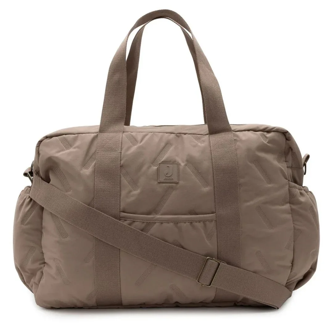 Jollein® Changing Bag Embossed Milky Coffee
