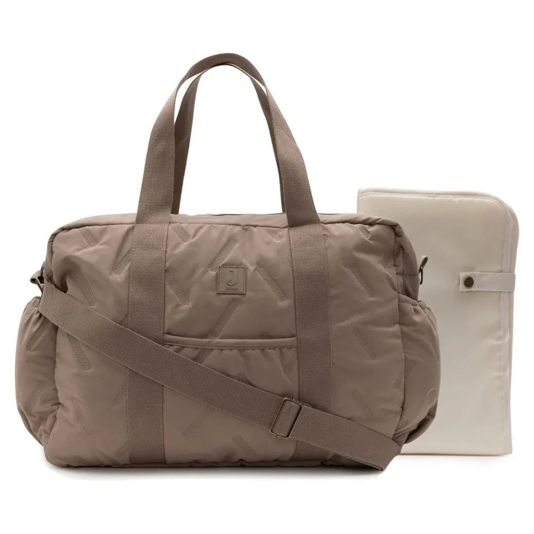 Jollein® Changing Bag Embossed Milky Coffee - Image 6