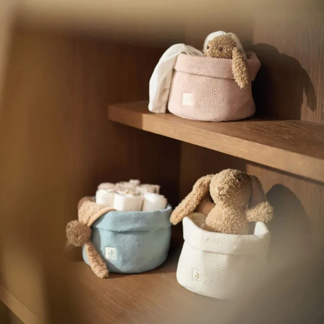 Jollein® Changing Table Basket Cosy Knit Wild Rose - Image 2
