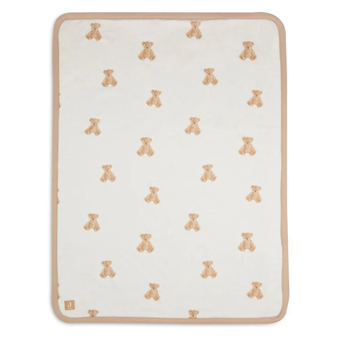 Jollein® Cotton Baby Blanket Teddy Bear 75x100 cm - Image 2