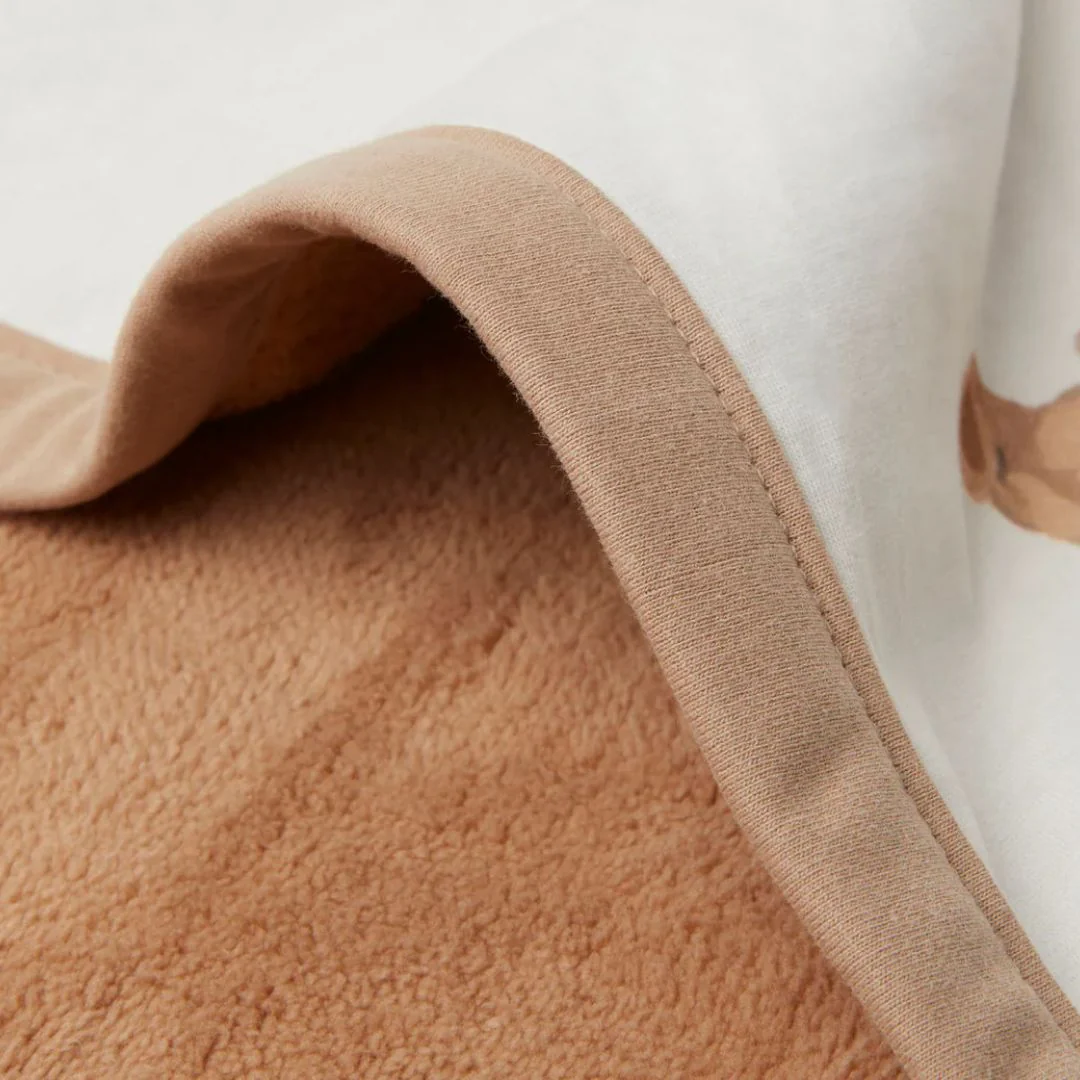 Jollein® Cotton Baby Blanket Teddy Bear 75x100 cm - Image 6