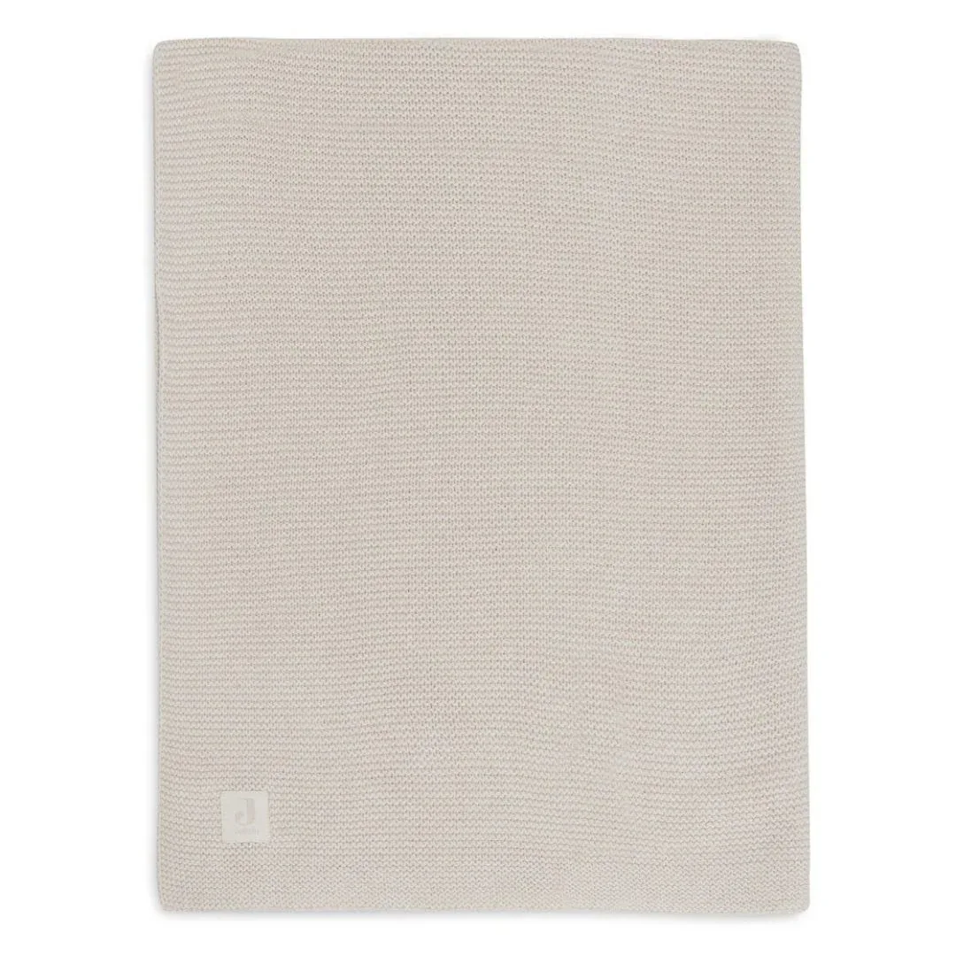 Jollein® Cotton blanket 75x100 Basic Knit Oatmeal - Image 2