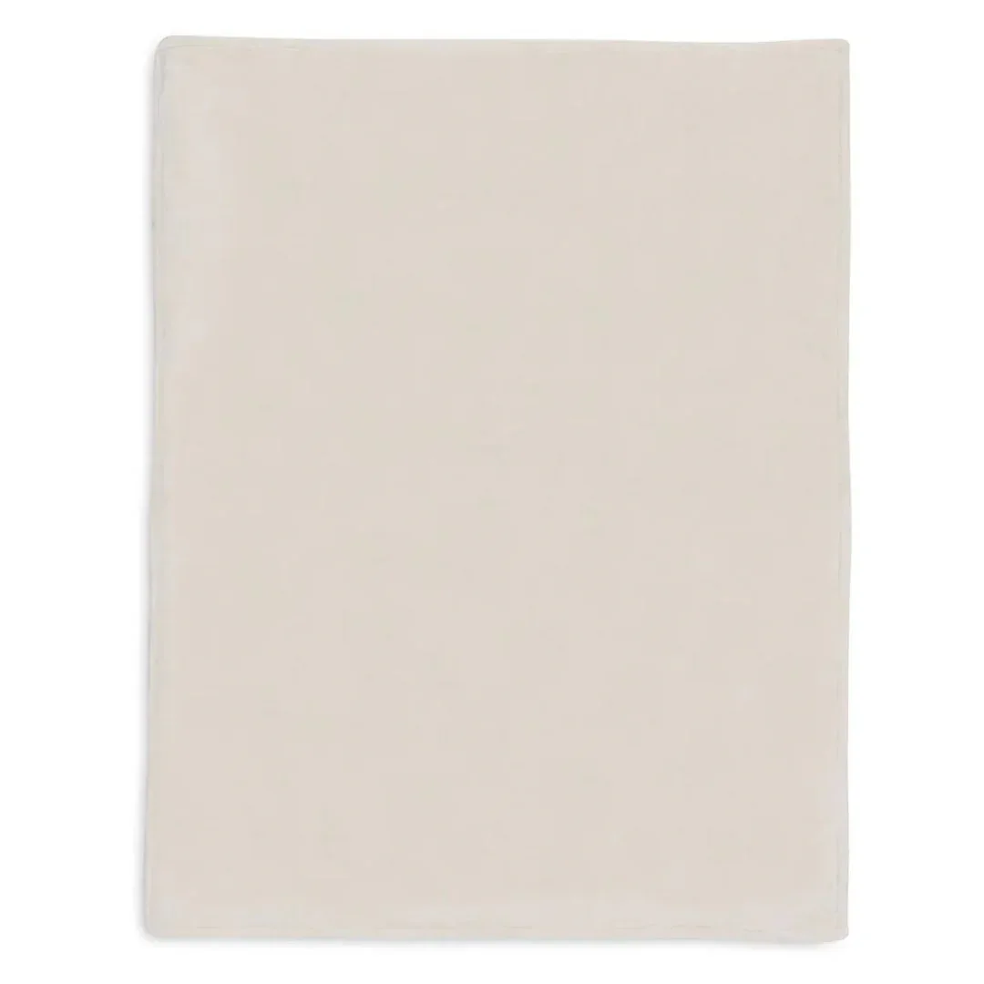 Jollein® Blanket 75x100 Basic Knit Oatmeal/Velvet - Image 2