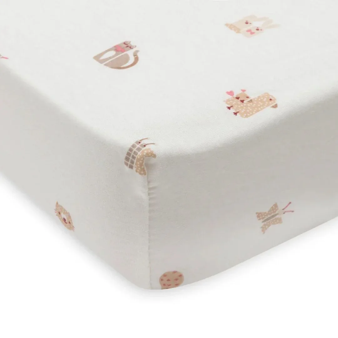 Jollein® Fitted sheet 60x120cm Animal Friends - Image 3