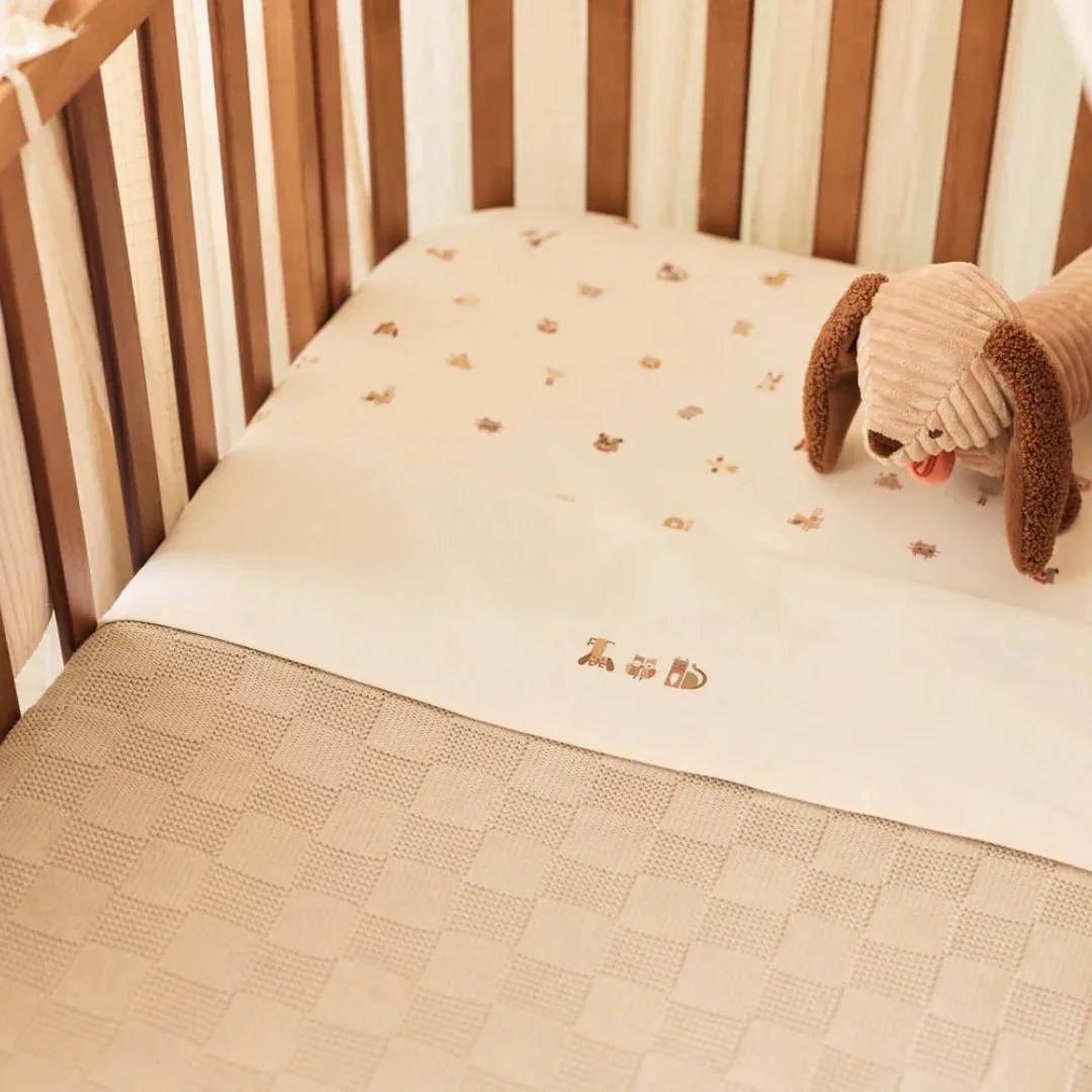 Jollein® Fitted sheet 70/75x140/150cm Animal Friends - Image 4