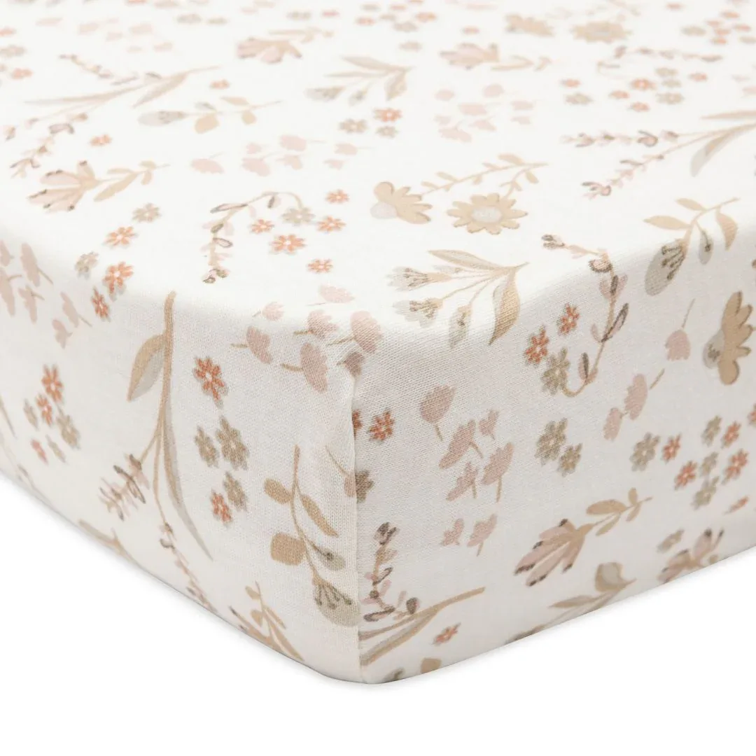 Jollein® Fitted Sheet Jersey 140x70/150x75 Bloomy - Image 3