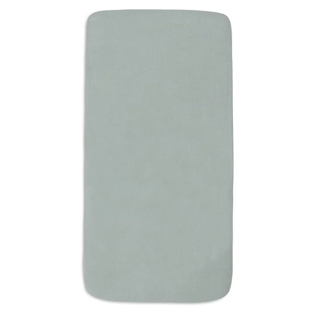 Jollein® Fitted Sheet Jersey 40/50x80/90 Sea Green/Biscuit 2 Pack - Image 3