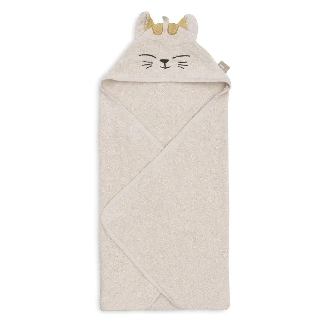 Jollein® Hooded baby towel Charlie Cat 75x75 - Image 2