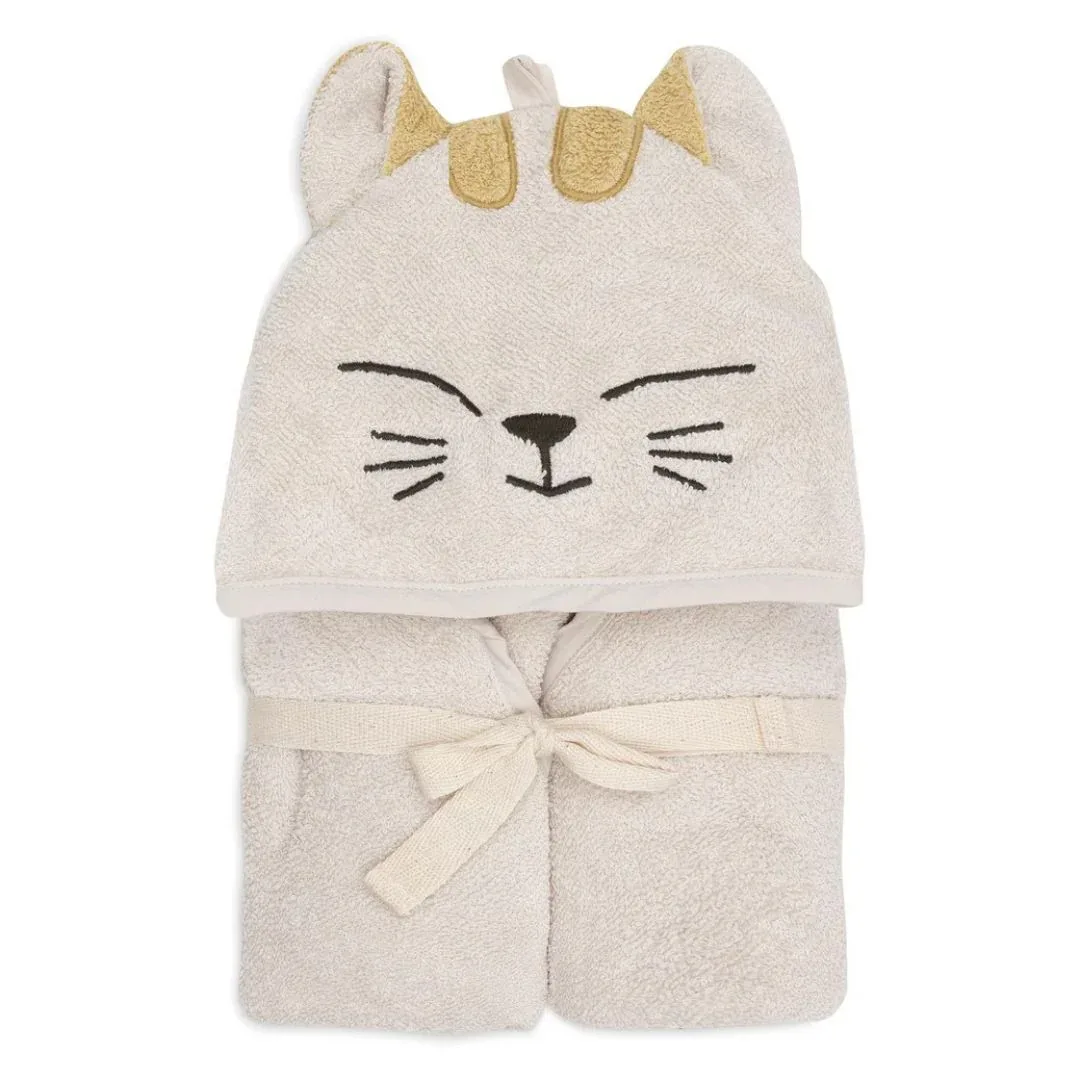 Jollein® Hooded baby towel Charlie Cat 75x75 - Image 5