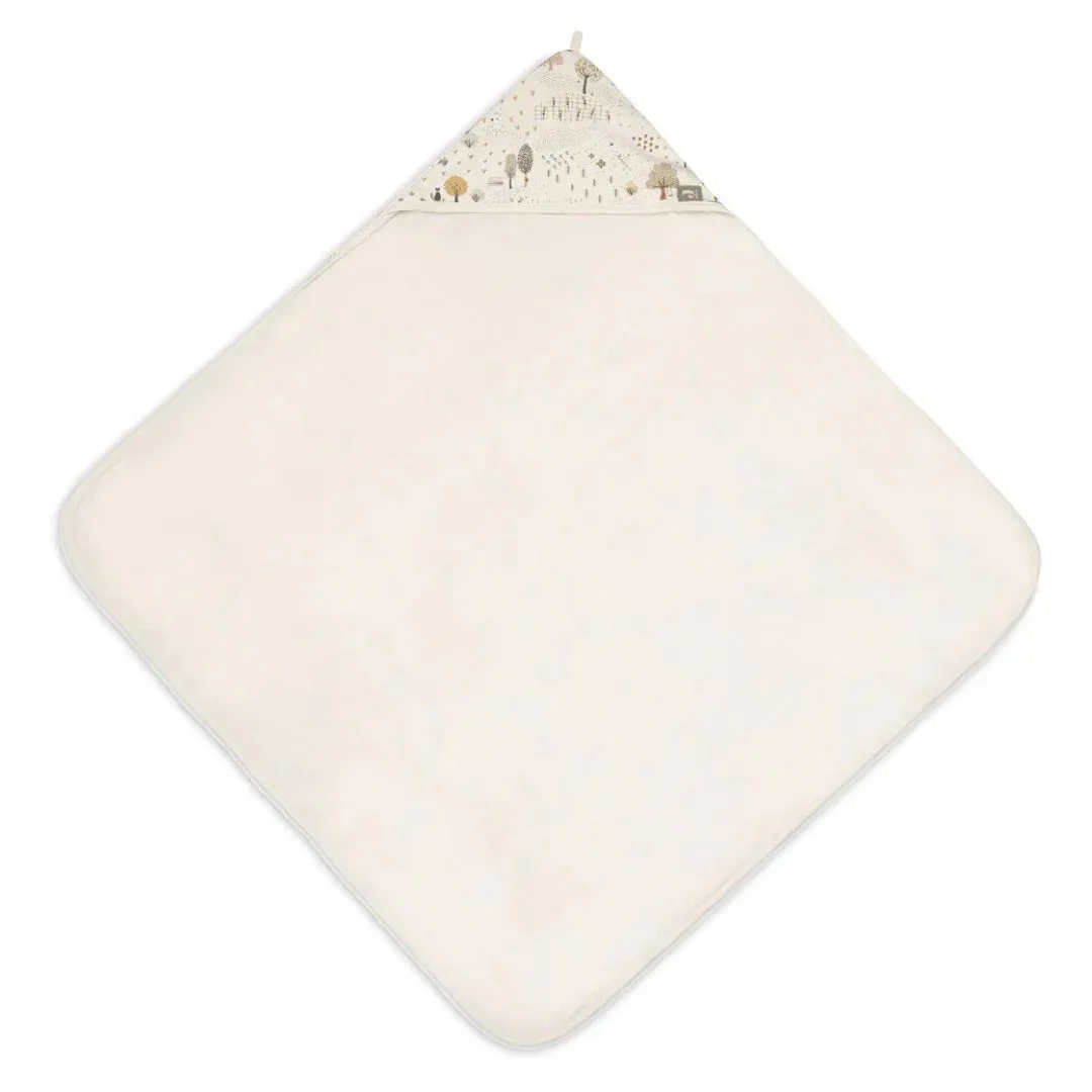 Jollein® Hooded baby towel Tiny Park 75x75 - Image 3