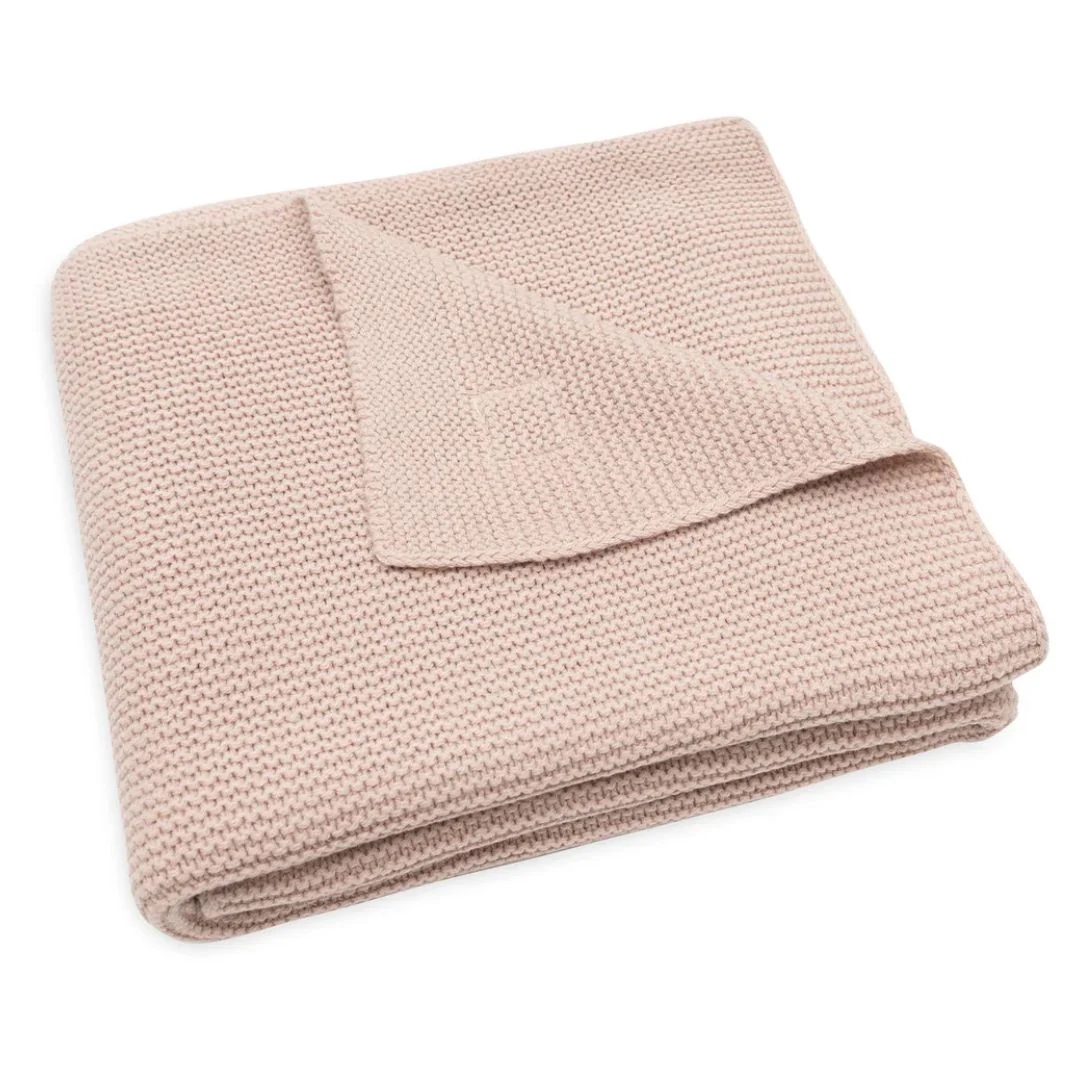 Jollein® Knitted Baby Blanket Basic Knit Wild Rose 75x100 cm - Image 4