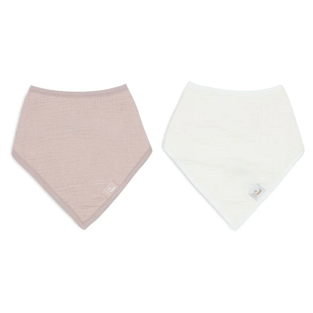Jollein® Muslin Bandana Bib Wild Rose/Oatmeal 2 pcs. - Image 2