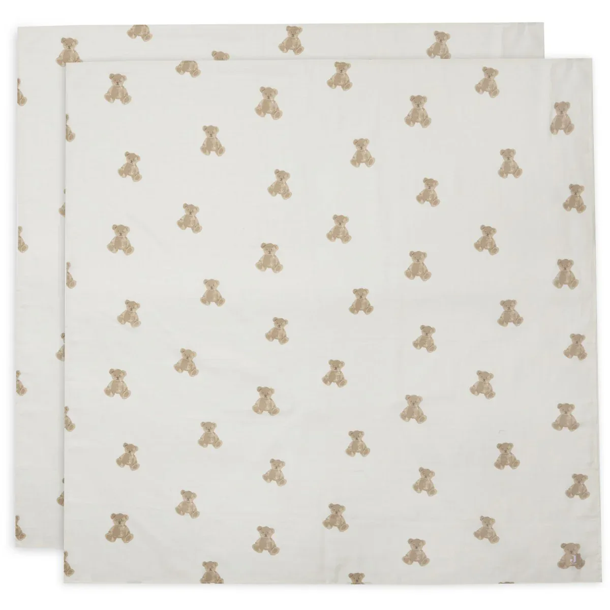 Jollein® Muslin multi-cloth large Teddy Bear 115x115 - Image 2