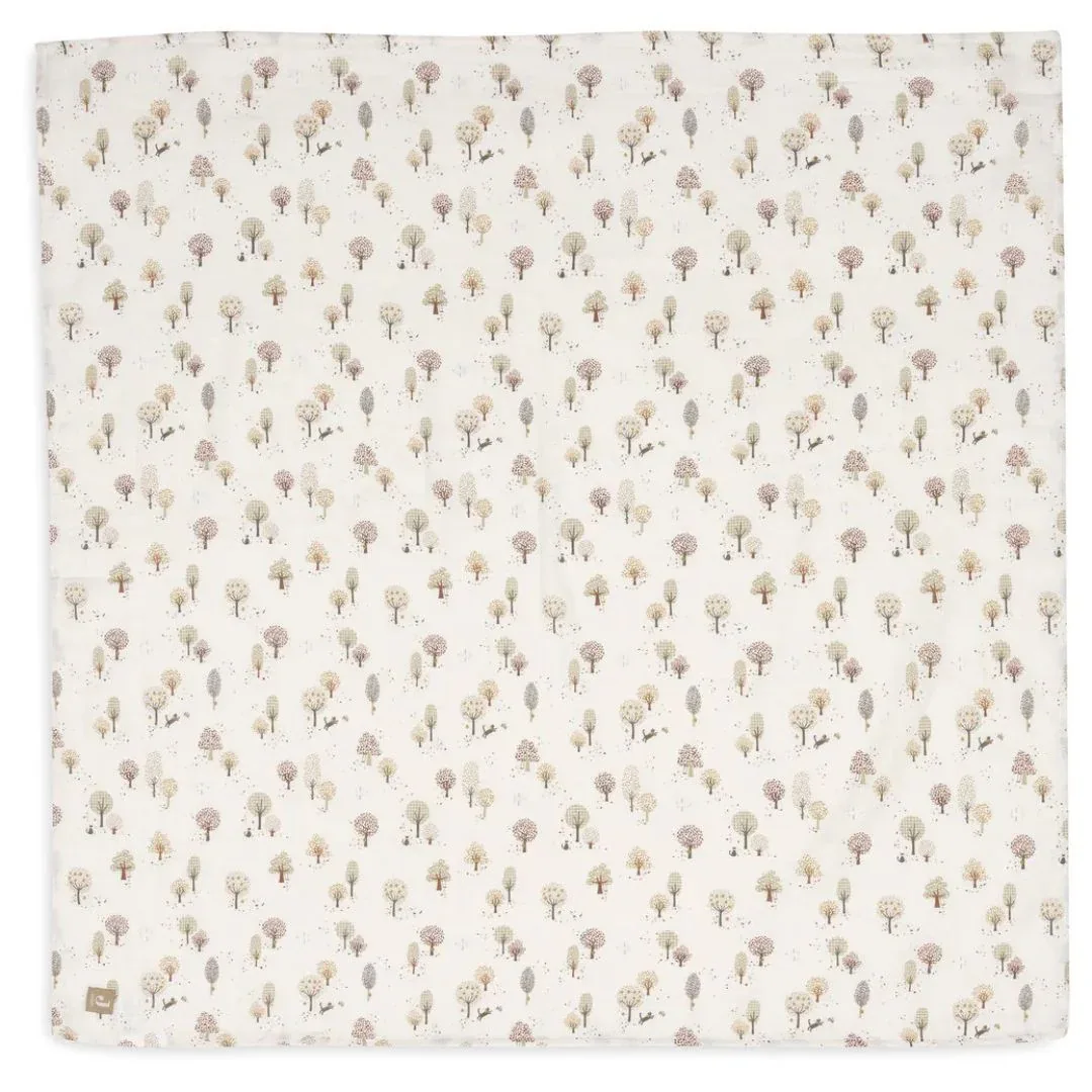 Jollein® Set of 2 Muslin Swaddles Tiny Park 115x115cm - Image 2