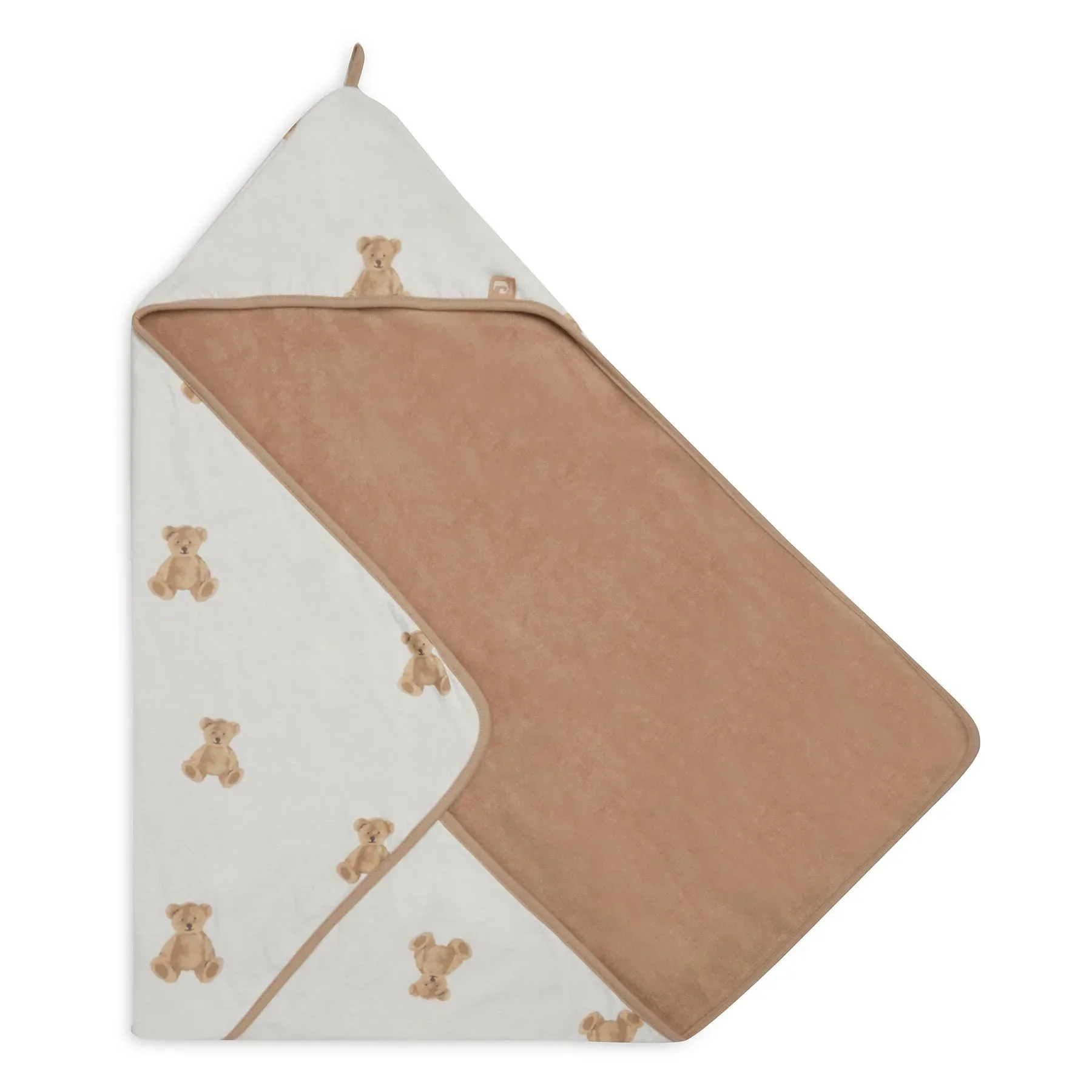 Jollein® Terrycloth Bathcape Teddy Bear GOTS 75x75
