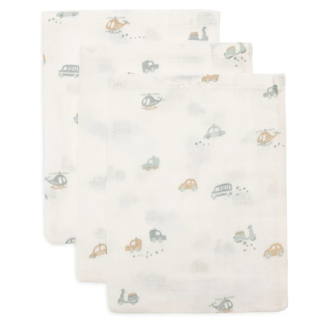 Jollein® Washcloths Muslin On The Go (3pack) - Image 3
