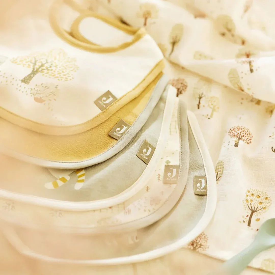 Jollein® Waterproof Bibs Tiny Park 5 pcs - Image 6