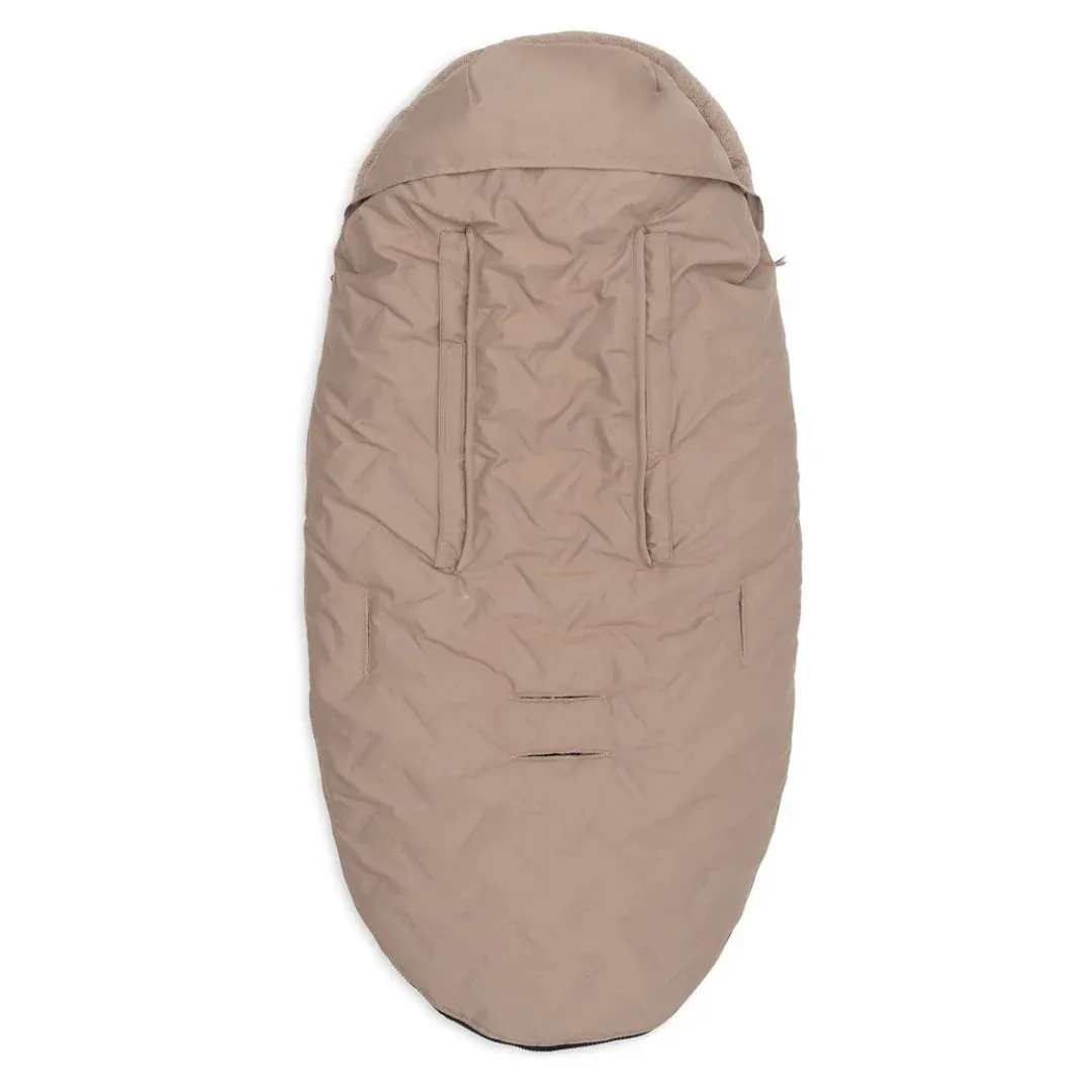 Jollein® Winter Footmuff for Stroller 0+ 3/5-Point Harness Embossed Milky Coffee - Image 3