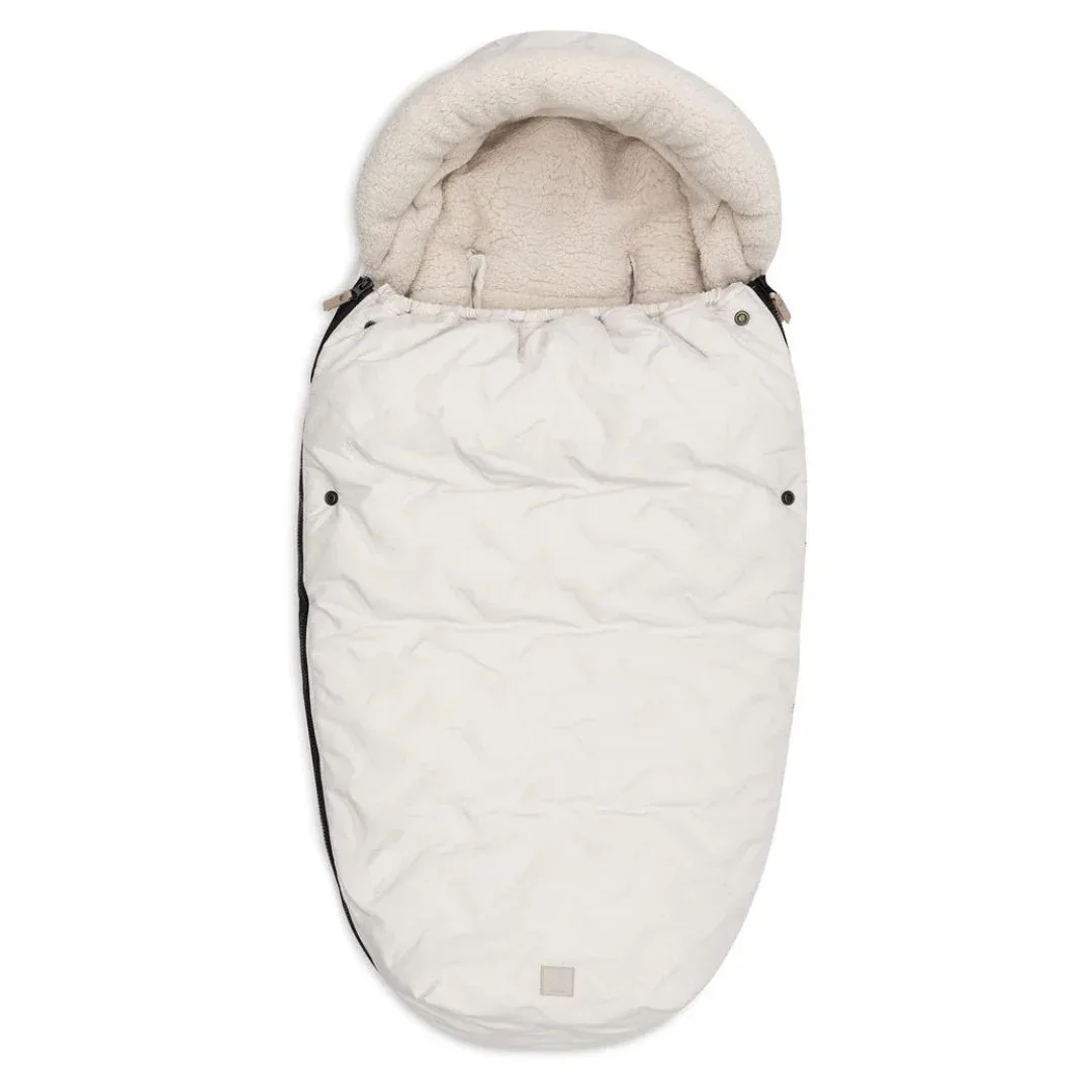 Jollein® Winter Footmuff for Stroller 0+ 3/5-Point Harness Embossed Sand