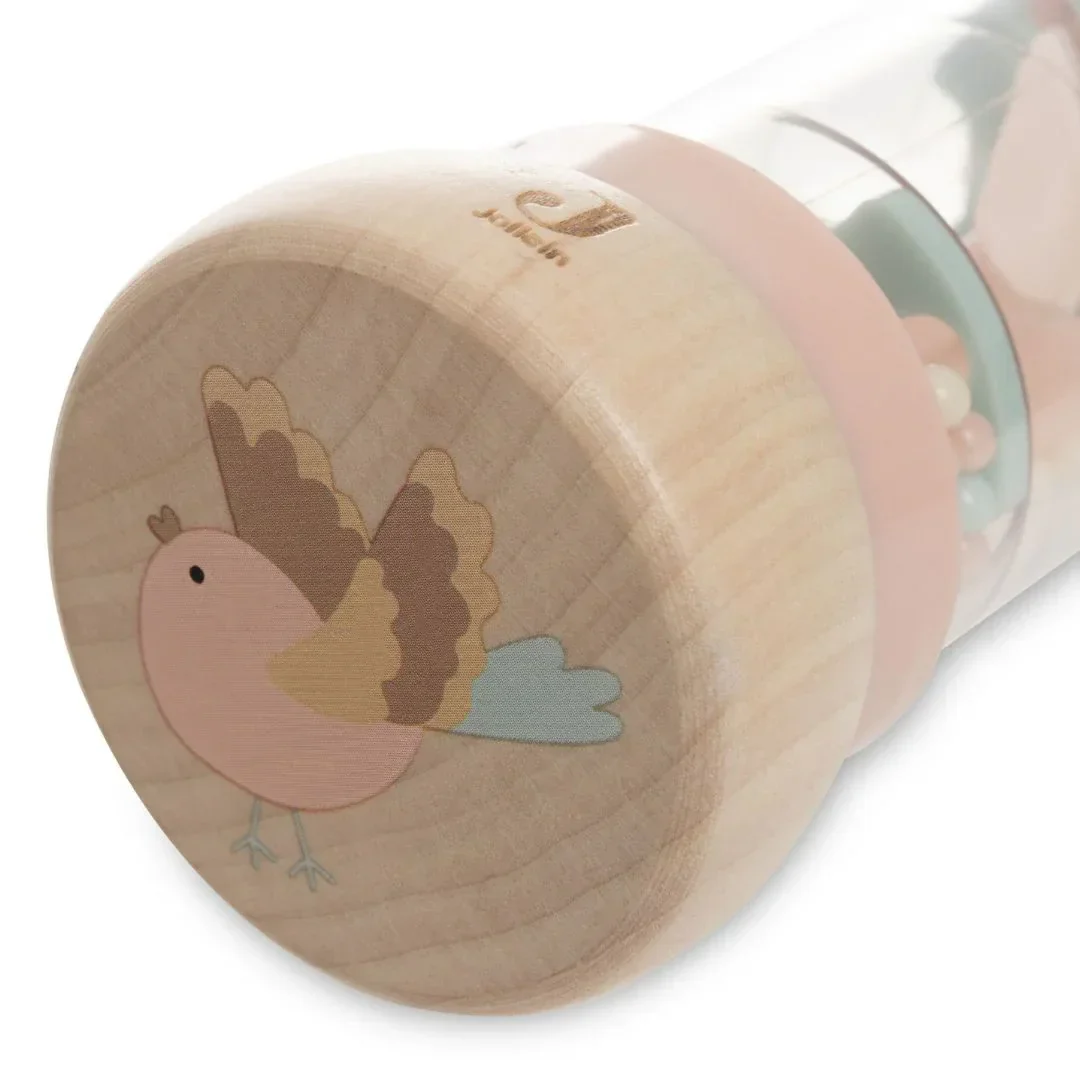 Jollein® Wooden Rain Rattle Lovely Birds - Image 2