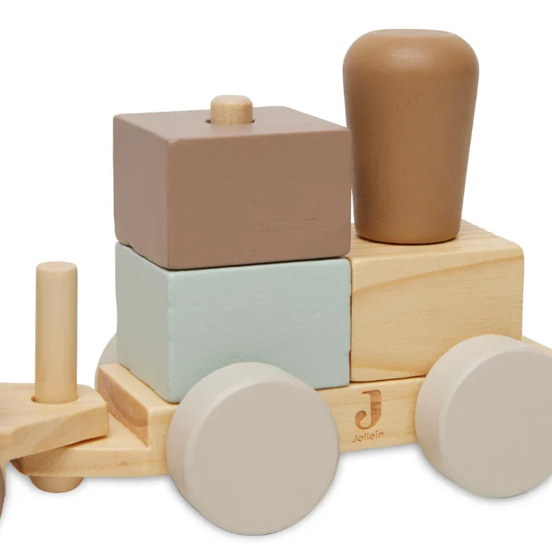 Jollein® Wooden Toy Train Farm - Image 3
